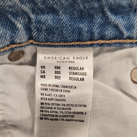 American Eagle Outfitters Blue Flare Wide Leg Jeans - Picture 5 of 12